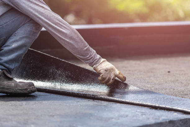 Professional Emergency Waterproofing technician working in Linwood, PA